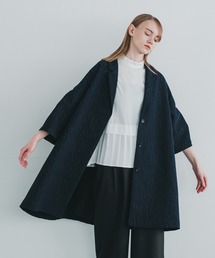 WHYTO.（ホワイト）の「「WHYTO. / ホワイト」ジャカードテントラインコート（ダウンジャケット/コート）」