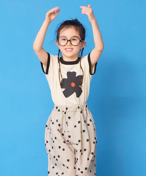 MARKEY'S（マーキーズ）の「リンガープリントＴシャツ（Tシャツ/カットソー・キッズ・イエロー/グレー/オフホワイト/ライトグリーン・L/M/S/XS/LL）」の8枚目の写真