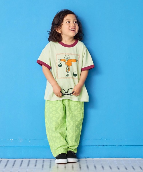 MARKEY'S（マーキーズ）の「リンガープリントＴシャツ（Tシャツ/カットソー・キッズ・イエロー/グレー/オフホワイト/ライトグリーン・L/M/S/XS/LL）」の22枚目の写真