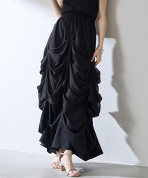 &. NOSTALGIA | 【ZOZO限定】変形ドロストシャーリングスカート(スカート)