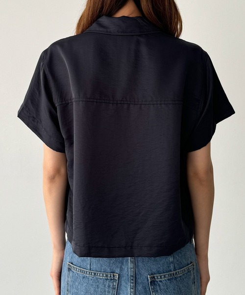 CANAL JEAN（キャナルジーン）の「El mar　テンセル開襟シャツ（シャツ/ブラウス・レディース・クリーム/ネイビー/ホワイト・ONE SIZE）」の15枚目の写真