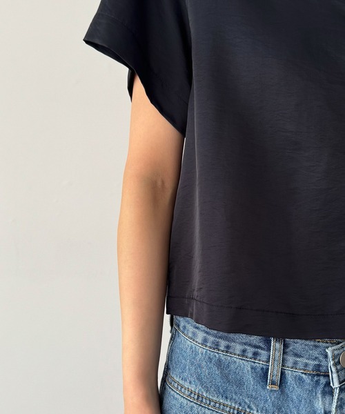 CANAL JEAN（キャナルジーン）の「El mar　テンセル開襟シャツ（シャツ/ブラウス・レディース・クリーム/ネイビー/ホワイト・ONE SIZE）」の18枚目の写真