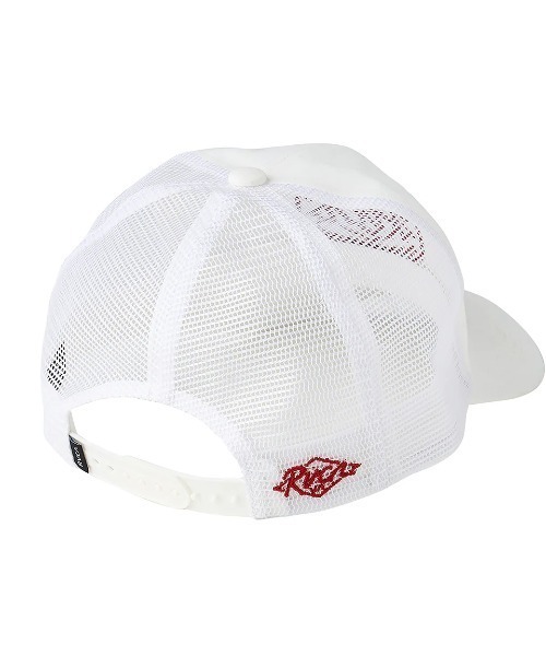 RVCA（ルーカ）の「RVCA メンズ RANCH SEAL MASH SNAPBACK キャップ 【2025年夏モデル】/ルーカ帽子（キャップ・メンズ・ホワイト/ブラック・FREE）」の3枚目の写真