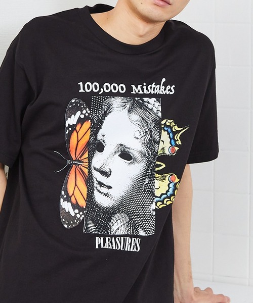 PLEASURES（プレジャー）の「PLEASURES/プレジャーズ MISTAKES T-SHIRT Ｔシャツ グラフィック（Tシャツ/カットソー・メンズ・グレイッシュブルー・XL）」の3枚目の写真