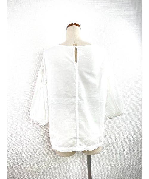 Rydia（リディア）の「ウォーキングコビニャーボリュームスリーブPO（シャツ/ブラウス・レディース・ブラック/オレンジ系その他/オフホワイト・M）」の5枚目の写真