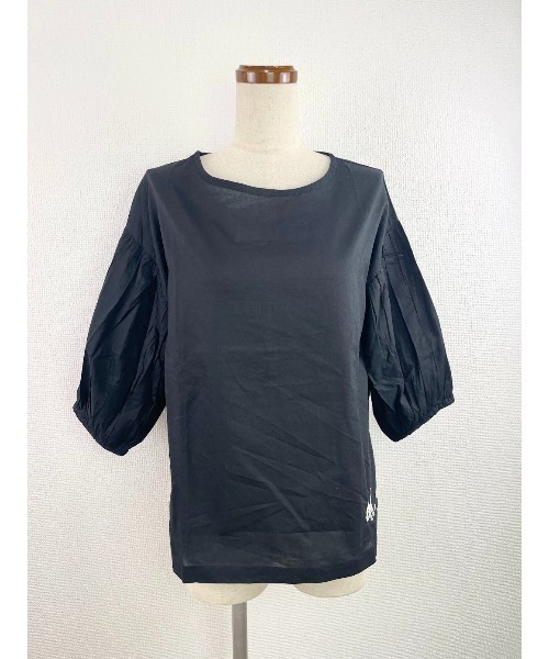 Rydia（リディア）の「ウォーキングコビニャーボリュームスリーブPO（シャツ/ブラウス・レディース・ブラック/オレンジ系その他/オフホワイト・M）」の6枚目の写真