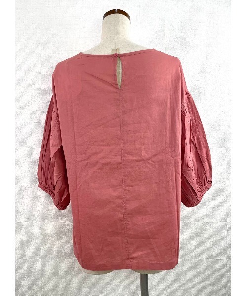 Rydia（リディア）の「ウォーキングコビニャーボリュームスリーブPO（シャツ/ブラウス・レディース・ブラック/オレンジ系その他/オフホワイト・M）」の13枚目の写真