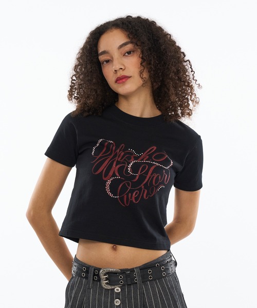 ハートプリント タートルネックTシャツ 黒 31zKIDqz31L._UY350_.jpg