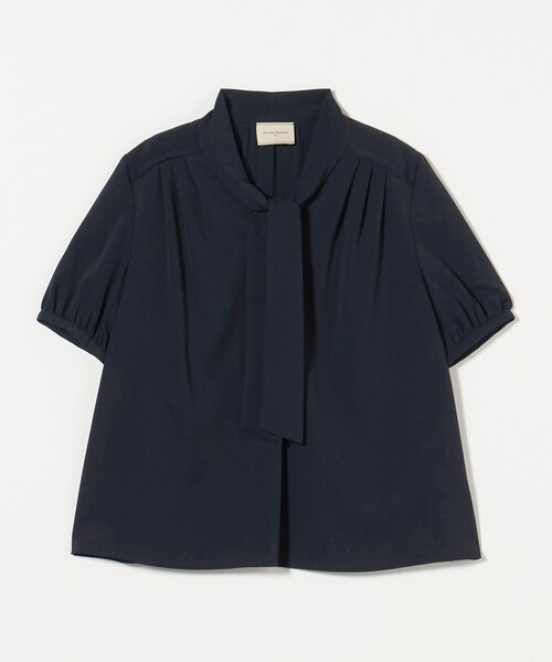 新品 UNITED ARROWS ボウタイ ショートスリーブ ブラウス ボウタイ ショートスリーブ ブラウス（シャツ/ブラウス