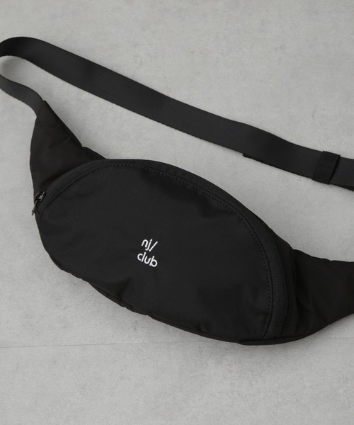 NANO universe(ナノユニバース)の「「NJ/CLUB」 SML別注ウエストポーチ(ボディバッグ/ウエストポーチ・メンズ・ブラック/レッド/ネイビー・FREE)」の8枚目の写真