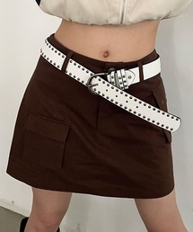 HALEY PESCA（ヘーリーペスカ）の「HALEY PESCA/Y2K スタッズバックルベルト（ベルト・レディース）」