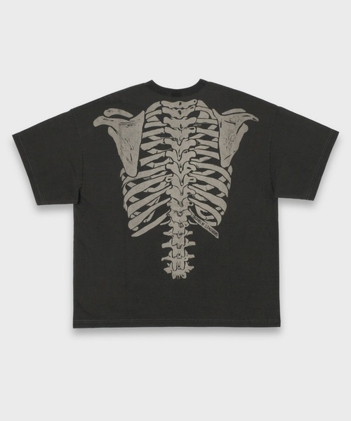 STOCKHOLM SYNDROME(ストックホルムシンドローム)の「STOCKHOLM SYNDROME/SKELETON T(Tシャツ/カットソー・メンズ・カーキ/チャコール/ライトグレー・FREE)」の9枚目の写真