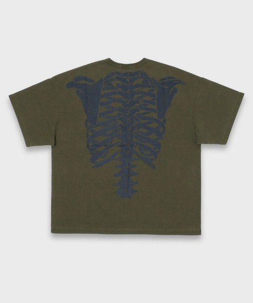 STOCKHOLM SYNDROME(ストックホルムシンドローム)の「STOCKHOLM SYNDROME/SKELETON T(Tシャツ/カットソー・メンズ・カーキ/チャコール/ライトグレー・FREE)」の7枚目の写真