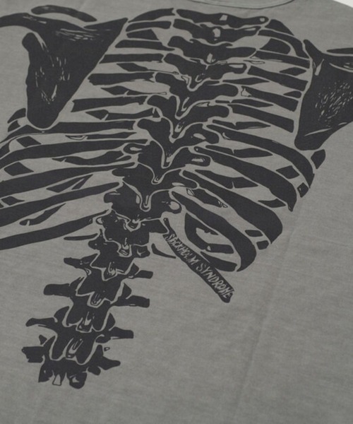 STOCKHOLM SYNDROME(ストックホルムシンドローム)の「STOCKHOLM SYNDROME/SKELETON T(Tシャツ/カットソー・メンズ・カーキ/チャコール/ライトグレー・FREE)」の5枚目の写真