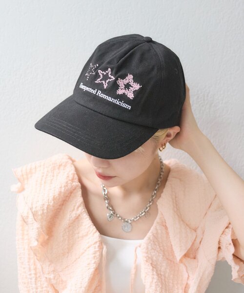 w closet（ダブルクローゼット）の「starロゴキャップ（キャップ・レディース・ブラック/カーキ/ネイビー・FREE）」の3枚目の写真