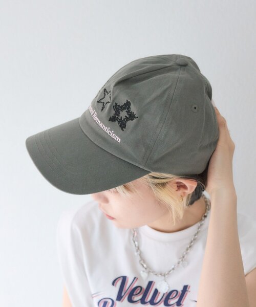 w closet（ダブルクローゼット）の「starロゴキャップ（キャップ・レディース・ブラック/カーキ/ネイビー・FREE）」の14枚目の写真