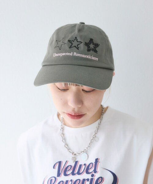 w closet（ダブルクローゼット）の「starロゴキャップ（キャップ・レディース・ブラック/カーキ/ネイビー・FREE）」の13枚目の写真