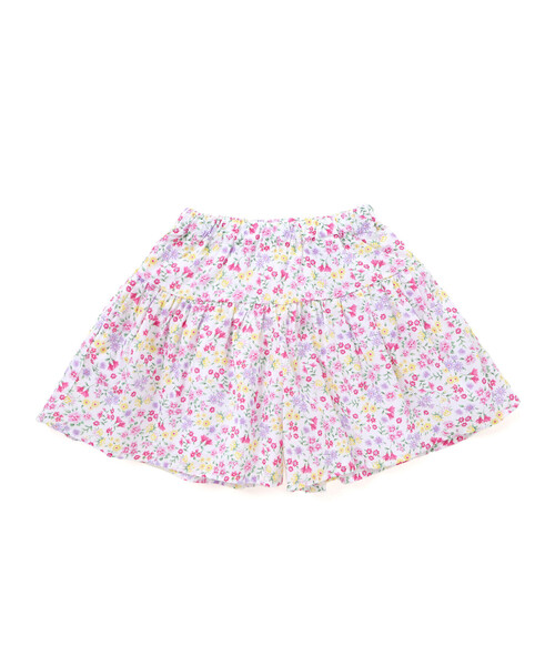 BeBe（ベベ）の「【お揃い】シャンドゥフルールプリントローンキュロットパンツ(90~150cm)（その他パンツ・キッズ・イエロー系その他/ピンク系その他・140cm/110cm/130cm/120cm/150cm）」の7枚目の写真