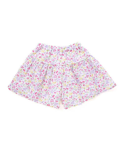 BeBe（ベベ）の「【お揃い】シャンドゥフルールプリントローンキュロットパンツ(90~150cm)（その他パンツ・キッズ・イエロー系その他/ピンク系その他・140cm/110cm/130cm/120cm/150cm）」の8枚目の写真