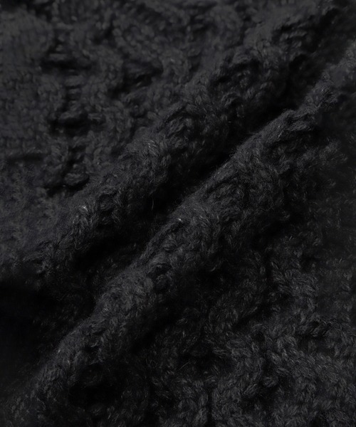 ROSE BUD(ローズバッド)の「(mici)Decorative cable knit(ニット/セーター・レディース・ピンク/グレー・ONE SIZE)」の9枚目の写真