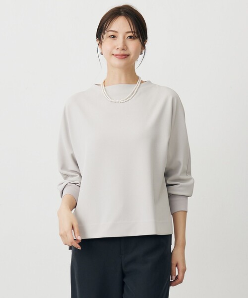 セール】ジョーゼットダンボール ボトルネック カットソー（Tシャツ