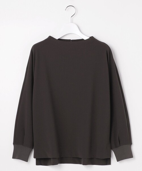 J.PRESS（ジェイプレス）の「ジョーゼットダンボール ボトルネック カットソー（Tシャツ/カットソー・レディース・パープル系/ライトグレー系/グレー系・F）」の11枚目の写真