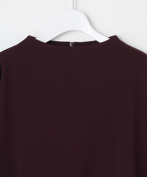 J.PRESS（ジェイプレス）の「ジョーゼットダンボール ボトルネック カットソー（Tシャツ/カットソー・レディース・パープル系/ライトグレー系/グレー系・F）」の14枚目の写真