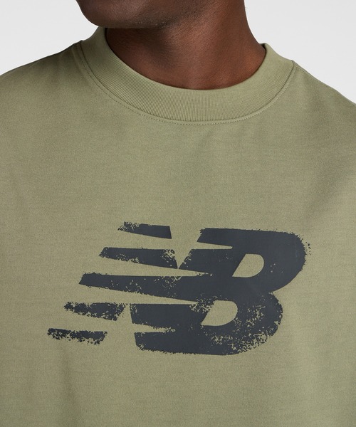 NEW BALANCE(ニューバランス)の「ショートスリーブTシャツ(Tシャツ/カットソー・メンズ・ダークグレー/カーキ/ブラック・X-LARGE/LARGE/MEDIUM/SMALL/XX-LARGE)」の16枚目の写真