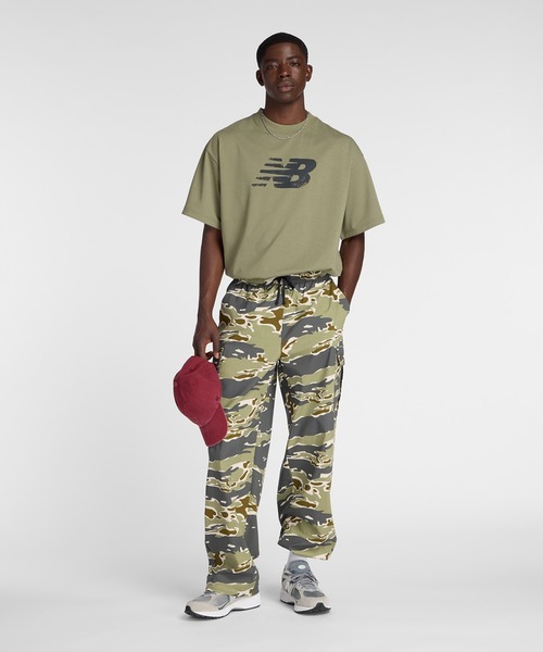 NEW BALANCE(ニューバランス)の「ショートスリーブTシャツ(Tシャツ/カットソー・メンズ・ダークグレー/カーキ/ブラック・X-LARGE/LARGE/MEDIUM/SMALL/XX-LARGE)」の19枚目の写真