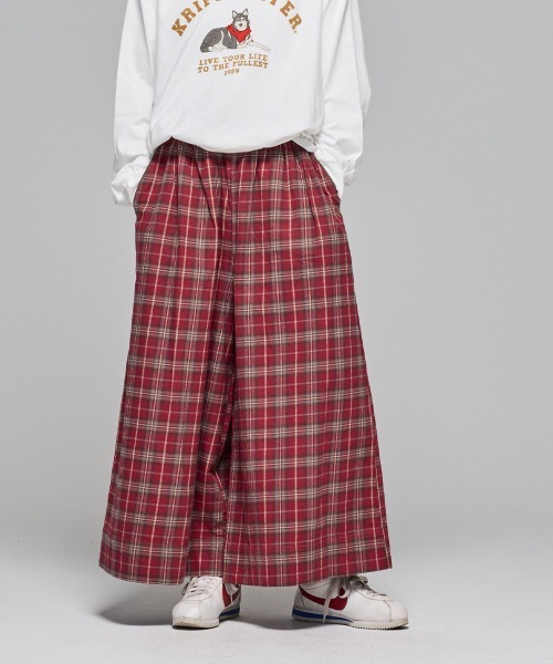 KRIFF MAYER Lady's Collection（クリフメイヤーレディースコレクション）の「【綿100％】ビエラスカーチョ（その他パンツ・レディース・アイボリー/チャコールアッシュ/チャコール/モカ/ナチュラル/レッド/カーキ/オリーブ・MEDIUM/LARGE）」の8枚目の写真