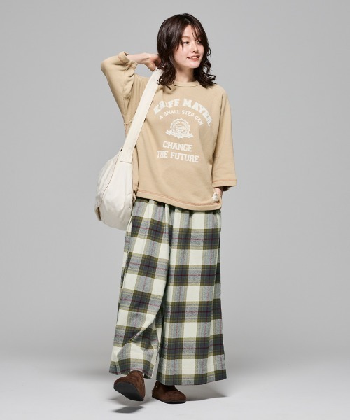 KRIFF MAYER Lady's Collection（クリフメイヤーレディースコレクション）の「【綿100％】ビエラスカーチョ（その他パンツ・レディース・アイボリー/チャコールアッシュ/チャコール/モカ/ナチュラル/レッド/カーキ/オリーブ・MEDIUM/LARGE）」の19枚目の写真