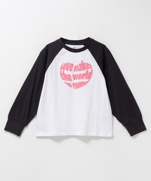Mac-House（マックハウス）の「T-GRAPHICS ラグラン長袖Tシャツ【綿100%】（Tシャツ/カットソー・キッズ）」