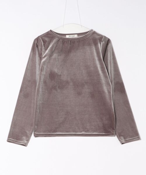 LBC(エルビーシー)の「カットベロアTee(Tシャツ/カットソー・レディース・グレー・M)」の3枚目の写真