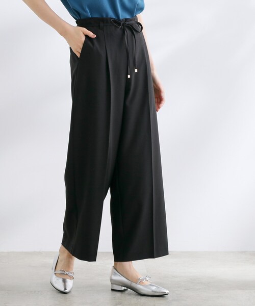 grove(グローブ)の「美バランスが叶う ハイウエストワイドパンツ(その他パンツ・レディース・チャコールグレー/ブラック/ブラウン系その他・02/03/05/04/01)」の2枚目の写真