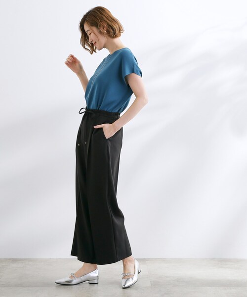 grove(グローブ)の「美バランスが叶う ハイウエストワイドパンツ(その他パンツ・レディース・チャコールグレー/ブラック/ブラウン系その他・02/03/05/04/01)」の19枚目の写真