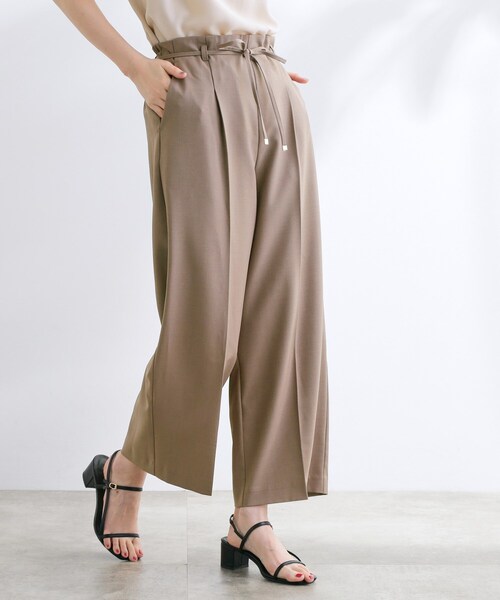 grove(グローブ)の「美バランスが叶う ハイウエストワイドパンツ(その他パンツ・レディース・チャコールグレー/ブラック/ブラウン系その他・02/03/05/04/01)」の16枚目の写真