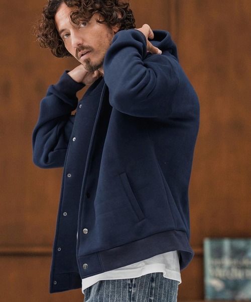 CAMBIO（カンビオ）の「mpa3855-裏起毛スウェットボタンフライパーカー（パーカー・メンズ・グレー/ブラック/オートミール/ネイビー・S/M/L）」の6枚目の写真