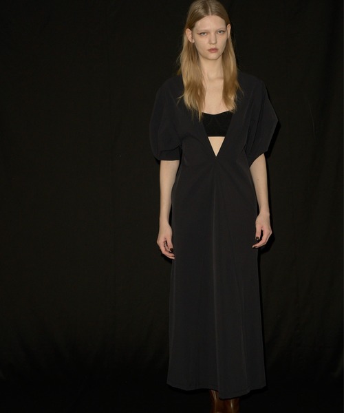 styling/(スタイリング)の「【S/S(エスバイエス)】2WAYロングワンピース<ウォッシャブル・UV・接触冷感>(ワンピース・レディース・ベージュ/ブラック・0/1)」の17枚目の写真