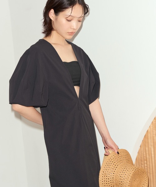 styling/(スタイリング)の「【S/S(エスバイエス)】2WAYロングワンピース<ウォッシャブル・UV・接触冷感>(ワンピース・レディース・ベージュ/ブラック・0/1)」の15枚目の写真