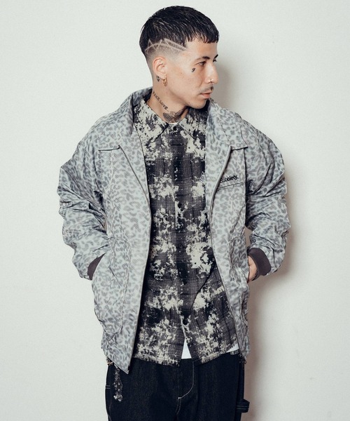 Subciety(サブサエティ)の「Painted plaid shirt(シャツ/ブラウス・メンズ・ブルー/ブラウン/ブラック・SMALL/MEDIUM/LARGE/X-LARGE)」の11枚目の写真