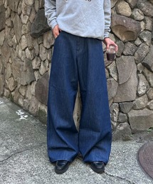 meltthelady⭐︎denim14ブルーデニムバギーパンツ EDWIN ONLINE MALL｜Lee 【X-LINE】WIDEST JEANS/最も太いバギー