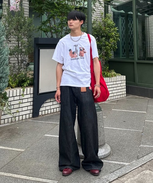 ZOZOMARKET(ゾゾマーケット)の「ZOZOMARKET by みずきち-5ポケットバギーデニム(デニムパンツ・メンズ・ブラック/インディゴブルー/ナチュラル・マルチサイズ)」の12枚目の写真