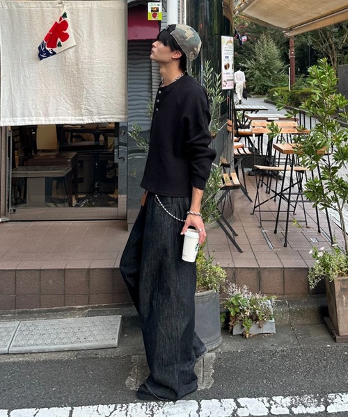 セール】ZOZOMARKET by みずきち-5ポケットバギーデニム（デニムパンツ