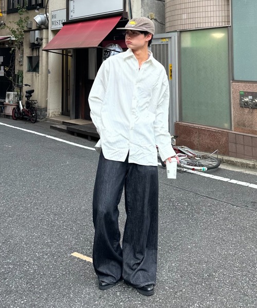 セール】ZOZOMARKET by みずきち-5ポケットバギーデニム（デニムパンツ