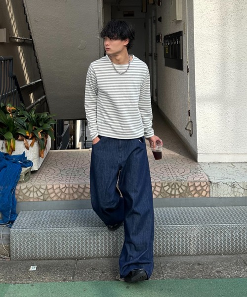 セール】ZOZOMARKET by みずきち-5ポケットバギーデニム（デニム