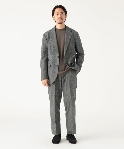 B:MING by BEAMS（ビーミングバイビームス）の「ツイル 2ボタン ジャケット レギュラーフィット（テーラードジャケット・メンズ・グレー/チャコールグレー/ダークブラウン・S/M/L/XL）」の4枚目の写真