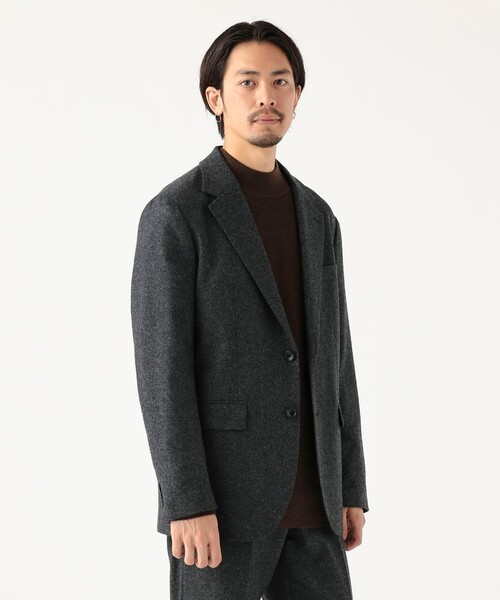 B:MING by BEAMS（ビーミングバイビームス）の「ツイル 2ボタン ジャケット レギュラーフィット（テーラードジャケット・メンズ・グレー/チャコールグレー/ダークブラウン・S/M/L/XL）」の7枚目の写真