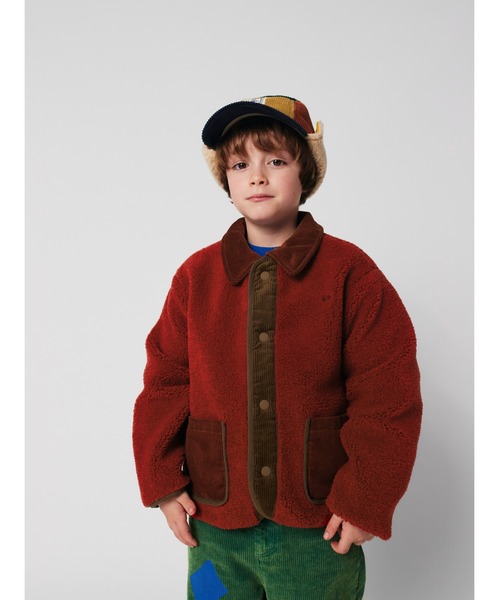 BOBO CHOSES（ボボショーズ）の「Multicolor Tiles reversible sheepskin jacket（ブルゾン・キッズ・マルチ・4-5YEAR/2-3YEAR/6-7YEAR/12-13y/10-11y/8-9y）」の8枚目の写真