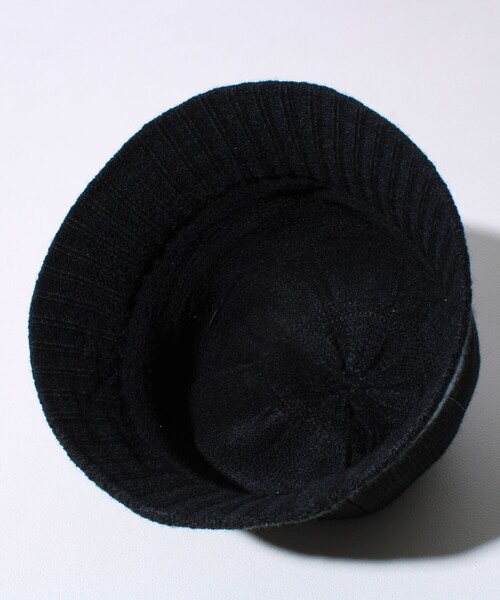 GLOSTER(グロスター)の「【GLOSTER/グロスター】グラデーションニットハット バケットハット(ハット・メンズ・アイボリー/ブラック・FREE)」の8枚目の写真