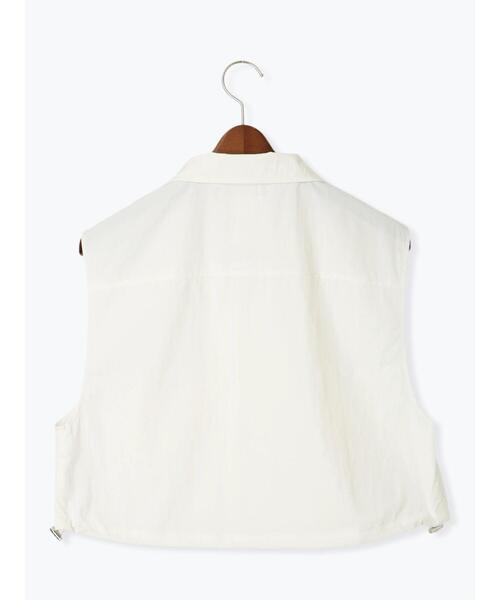 Te chichi TERRASSE（テチチテラス）の「ナイロンショートベスト（ベスト・レディース・ブラック/グレー/オフホワイト・F）」の17枚目の写真